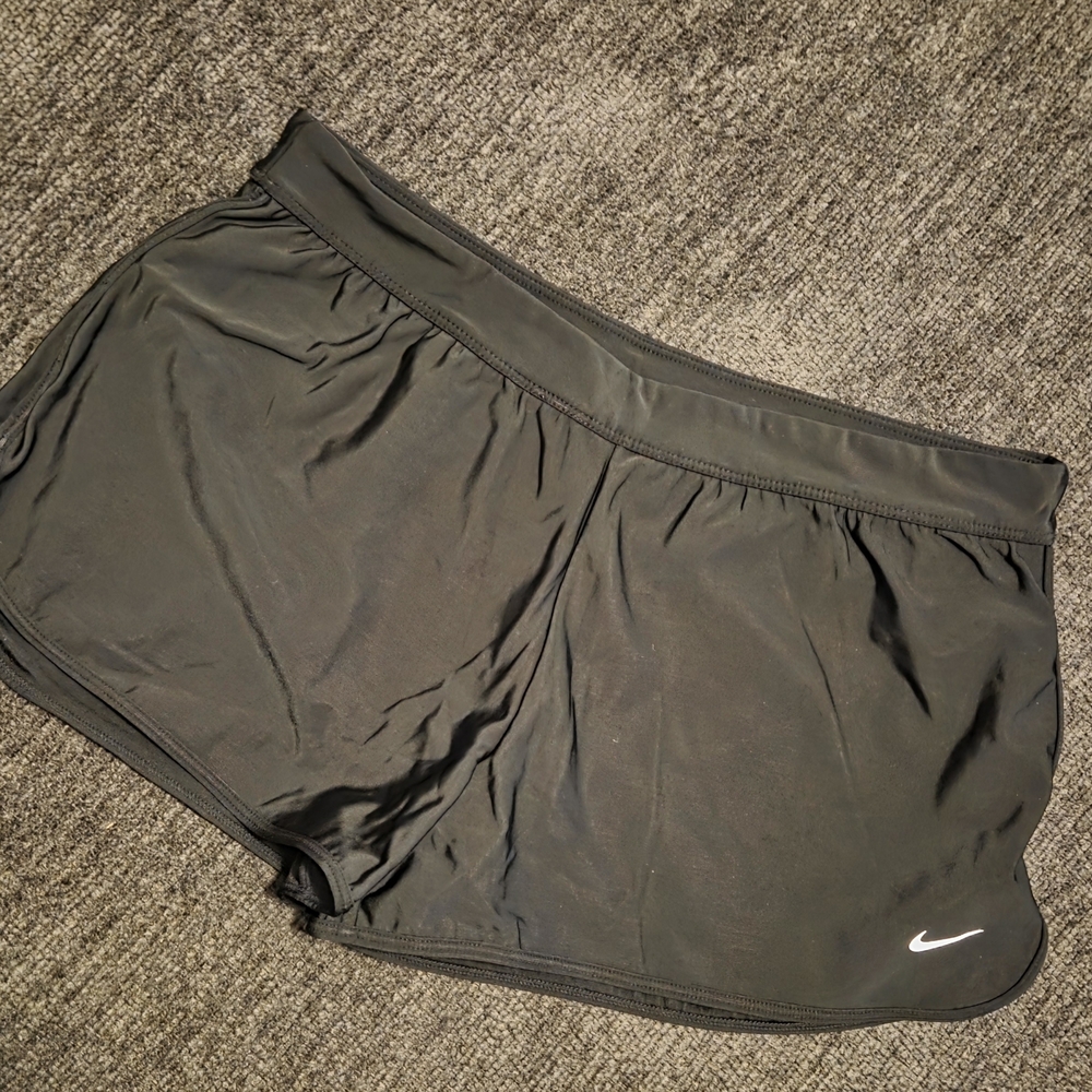 Nike Women's Black Athletic Swim Shorts Size 10